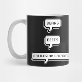 bears, beets, battlestar galactica Mug